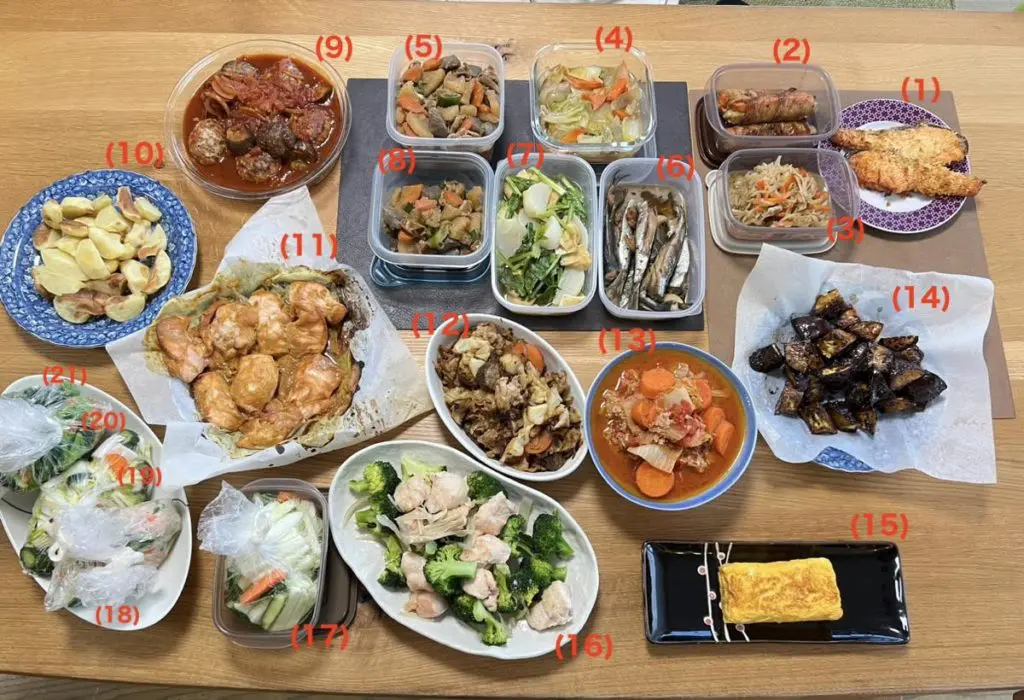出来上がった料理